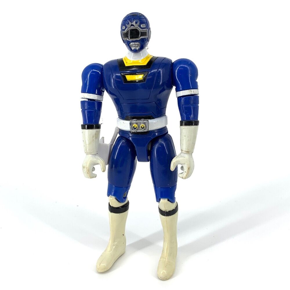 Vintage Power Rangers - Turbo Blue Ranger Action Figure Bandai 1997 Rare!